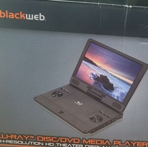 Black Web Blu-Ray/DVD Media Player